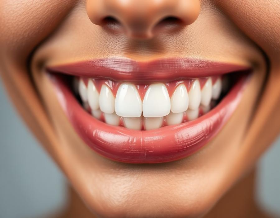 Depois — Clareamento dental
