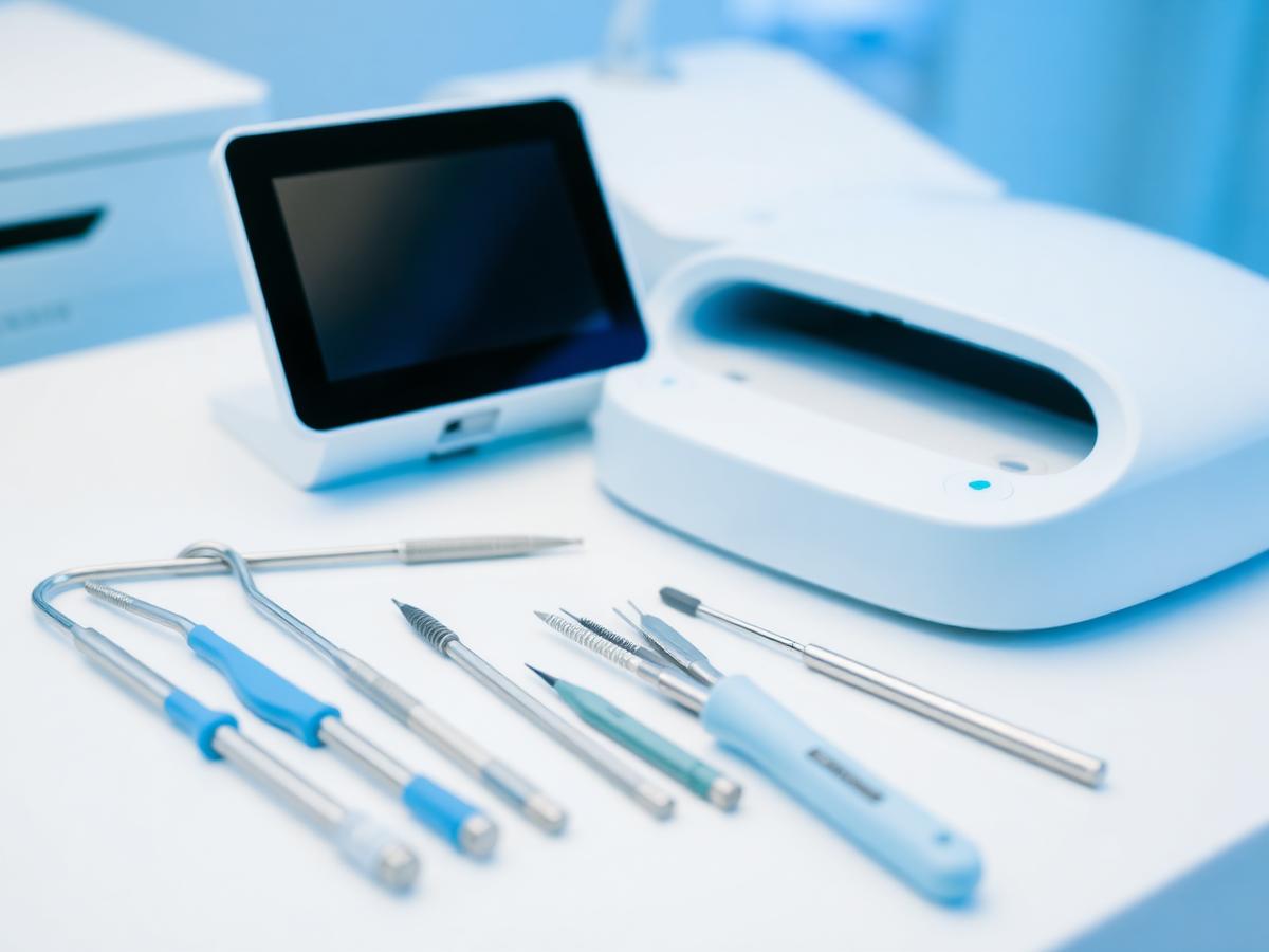 Equipamentos e instrumentos odontológicos esterilizados